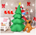 6.5-Foot Outdoor Inflatable Christmas Tree Santa Décor with LED Lights product image