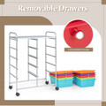 10-Drawer Rolling Storage Cart product image