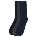 Men's Textured Knit Wool Blend Socks by GaaHuu™ (3-Pair) product image