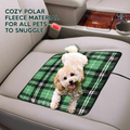 Zone Tech Green Plaid 12V Heating Mini Car Blanket Pad product image