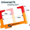 Zone Tech Security Tire Clamp product image