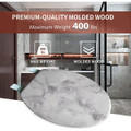 Round Toilet Seat with Easy Clean & Change Hinge product image
