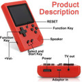 Retro Mini Handheld Portable Video Game Console, 400 Games (1- or 2-Pack) product image