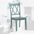 Cross Back Rubberwood Dining Room Chairs (Set of 2) product image