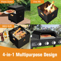 4-in-1 Outdoor Portable Pizza Oven with 12-Inch Pizza Stone product image
