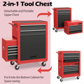Rolling 2-in-1 6-Drawer Tool Cabinet product image