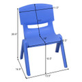 Goplus Kids Plastic Chairs (Set of 4) product image
