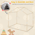 Kids' Play Tent with Washable Cotton Mat & Flag Banner product image