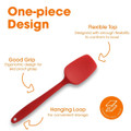 Cheer Collection Silicone Spatula Set for Nonstick Cookware product image