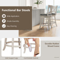 25.5-Inch Hand-Antiquated Stools (Set of 2) product image