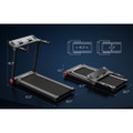 SuperFit™ 3.75HP Folding Treadmill with APP & 12 Preset Programs product image