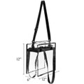 Stadium Approved Clear Tote Bag with Straps product image