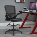 Height-Adjustable Drafting Chair with Flip-up Arms product image