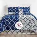 5-Piece Reversible Comforter Set with Throw Pillows product image
