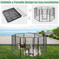 Metal Pet Playpen Dog Fence with Door product image