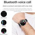Newest Smart Watch Bluetooth Call Amoled Screen Ecg Blood Sugar Uric Acid Blood Lipid Body Temperature Radiation Level Color Black product image
