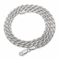 Italian .925 Sterling Silver Fill High-Polish Finish Rope Chain product image