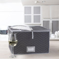 Deluxe Quilted Microfiber Stemware Storage with Zipper product image