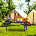 LakeForest® Foldable Camping Table with Side Trays product image