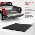 6.4-Foot Soft Roll-up Tonneau Truck Bed Cover for Dodge Ram 1500 product image