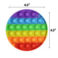 Anti-Stress Rainbow Bubble Pop-It Fidget Toy (1- to 5-Pack) product image