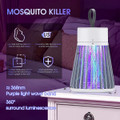 Rechargeable Mosquito Zapper and Fly Killer - Portable USB LED Purple Light Mosquito Trap - For Home and Camping Using product image