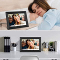 Smart WiFi Digital Photo Frame,10.1 Inch IPS LCD Touch Screen, Auto-Rotate Portrait and Landscape, 16GB Memory, Share Moments Instantly via Frameo App from Anywhere product image