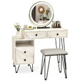 Modern Dressing Table with Storage Cabinet product image