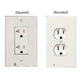 Round or Square Snap-on Outlet Plate with Built-in LED Night Lights (5-Pack) product image