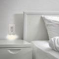 Round or Square Snap-on Outlet Plate with Built-in LED Night Lights (5-Pack) product image