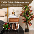 40-Inch Artificial Croton Plant with Pot product image