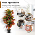 40-Inch Artificial Croton Plant with Pot product image