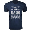 Men's ‘Only The Greatest Dads Get Promoted’ T-shirts product image