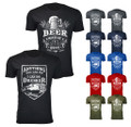 Men's 'Beer Makes Me Happy' T-shirt    product image