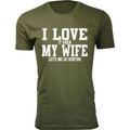 Men's ‘I Love It When My Wife Let's Me Go Hunting’ T-shirt product image