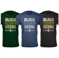 Men's Blood Sweat & Beers Football Cotton T-Shirts product image