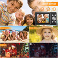 Digital Camera,FHD 1080P Digital Camera for Kids Video Camera with 16X Digital Zoom,Compact Point and Shoot Camera Portable Small Camera for Teens Students Boys Girls Seniors (Black) product image