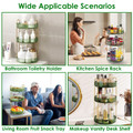 NewHome™ 3-Tier Rotating Makeup Organizer product image