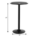 24-Inch Modern Style Round Cocktail Table product image