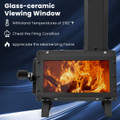 Portable 2-in-1 Wood Stove with a Heater and Cooker product image