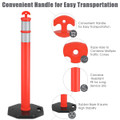 45-Inch Orange Traffic Delineator Post (6-Pack) product image