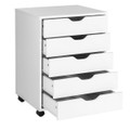 Costway 5-Drawer Storage Dresser with Wheels product image