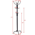 Costway 78'' Metal Coat Rack Tree with Umbrella Holder product image
