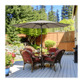10-Foot Outdoor Patio Umbrella with Bright Solar LED Lights product image