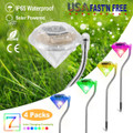 Solarek® Solar Diamond-Shape Garden Stake Light (4-Pack) product image