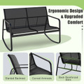 4-Piece Patio Rocking Set with Glass-Top Table product image