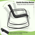 4-Piece Patio Rocking Set with Glass-Top Table product image