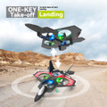 S98 Radio-Controlled Aircraft 2.4G Gravity UAV Remote Control Fighter EPP Foam Glide Model Aircraft Toy Gift Color Red product image
