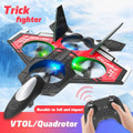 S98 Radio-Controlled Aircraft 2.4G Gravity UAV Remote Control Fighter EPP Foam Glide Model Aircraft Toy Gift Color Red product image