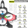 S98 Radio-Controlled Aircraft 2.4G Gravity UAV Remote Control Fighter EPP Foam Glide Model Aircraft Toy Gift Color Red product image